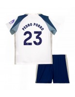 Tottenham Hotspur Pedro Porro #23 Hjemmedraktsett Barn 2025-26 Korte ermer (+ bukser)
